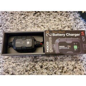 2A Direct-Mount Onboard Car Battery Charger, 12V Automotive Charger